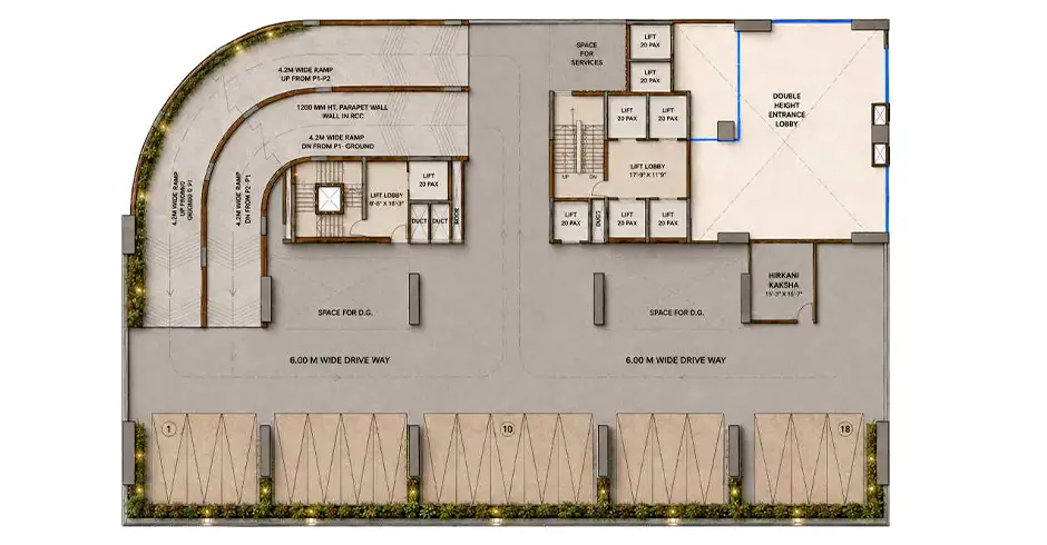Meghna Wagle Estate Floor Layout Plan Meghna Wagle Estate Floor Layout Plan